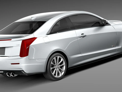 Cadillac ATS-V Coupe 2016 3D Model