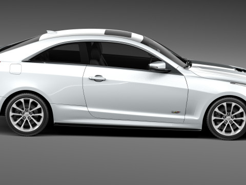 Cadillac ATS-V Coupe 2016 3D 모델