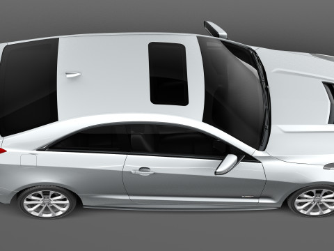 Cadillac ATS-V Coupe 2016 3D 모델