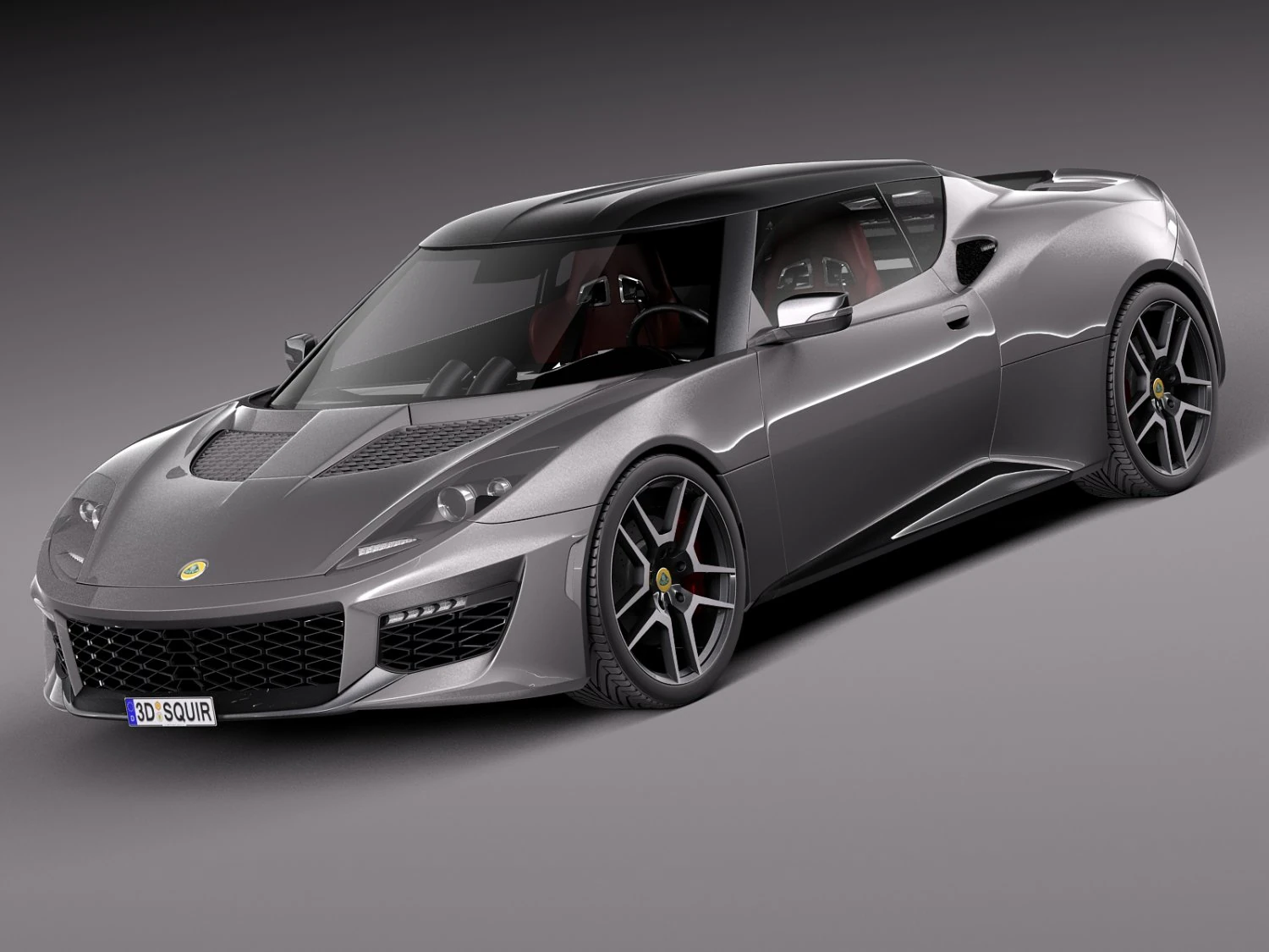 Lotus Evora 400 2016 3D Model .c4d .max .obj .3ds .fbx .stl .blend 
