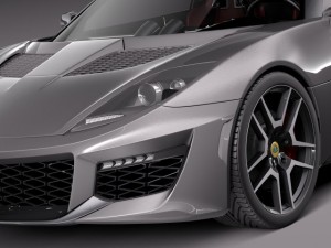 Lotus Evora 400 2016 3D Model