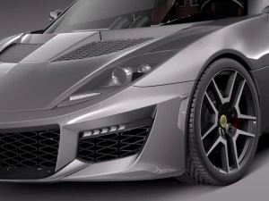 Lotus Evora 400 2016 3D Model