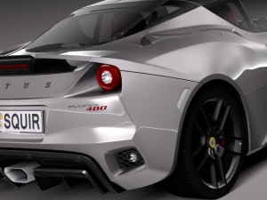 Lotus Evora 400 2016 3D Model