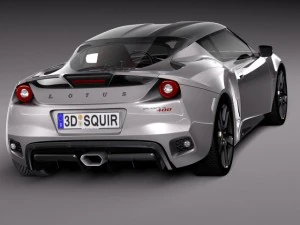 Lotus Evora 400 2016 3D Model