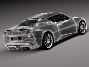 Lotus Evora 400 2016 3D Model