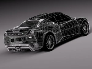 Lotus Evora 400 2016 3D Model