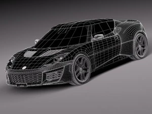 Lotus Evora 400 2016 3D Model