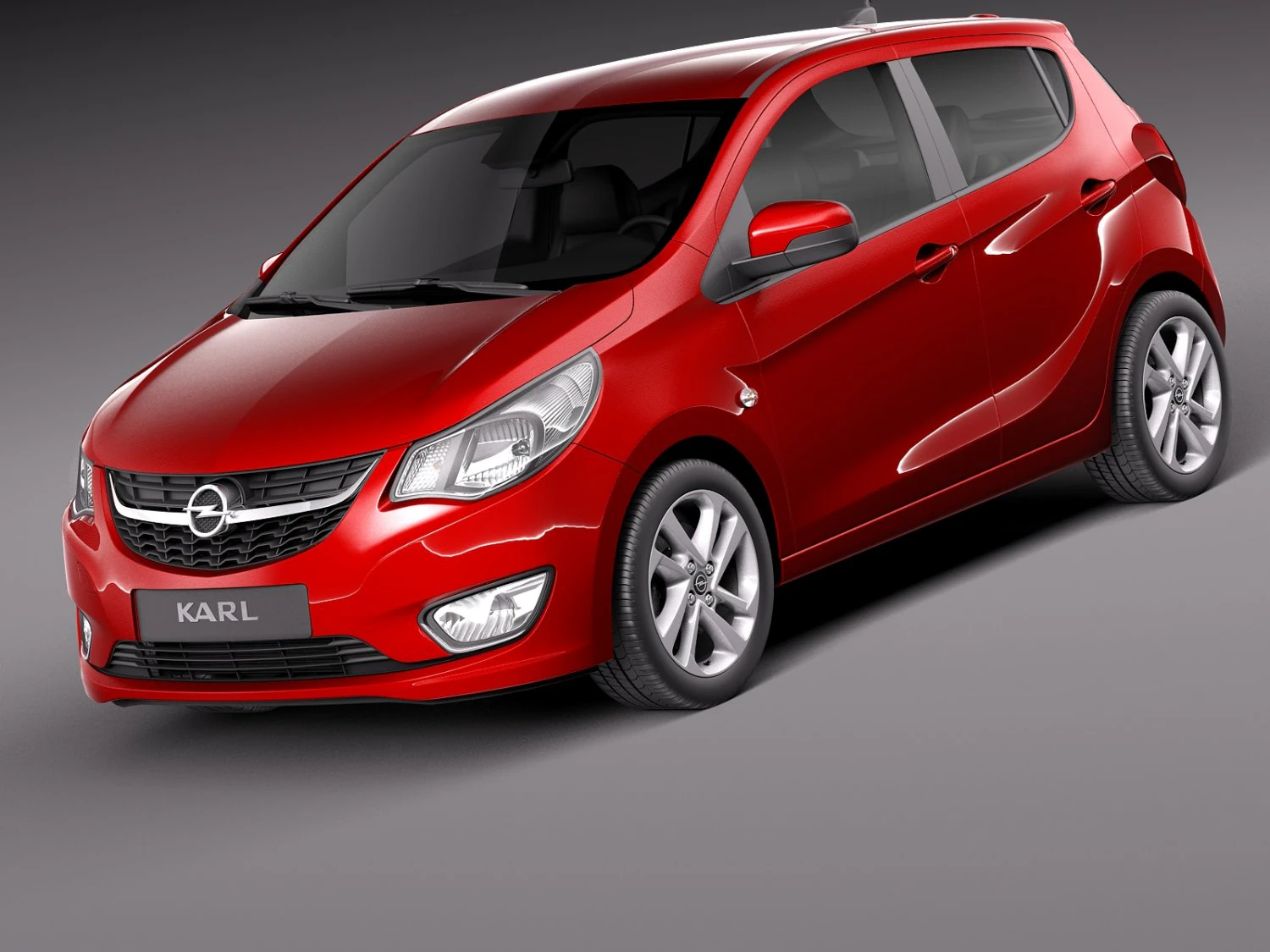 Opel Karl 2016 3D Model .c4d .max .obj .3ds .fbx .stl .blend 