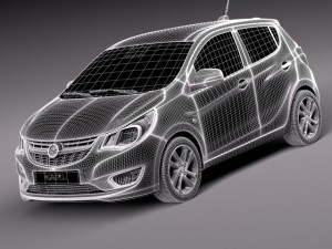 Opel Karl 2016 3Dモデル