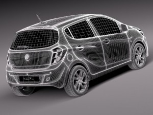 Opel Karl 2016 3Dモデル