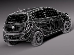 Opel Karl 2016 3D Model