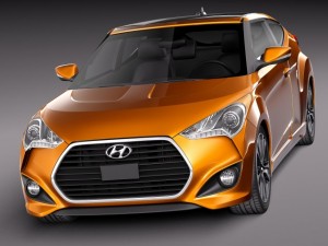 Hyundai Veloster 2016 3D-Modell