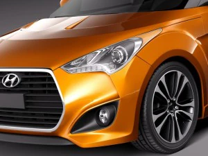 Hyundai Veloster 2016 3D Model