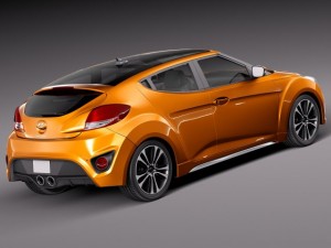 Hyundai Veloster 2016 3D-Modell