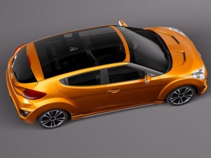 Hyundai Veloster 2016 3D-Modell