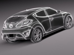 Hyundai Veloster 2016 3D-Modell