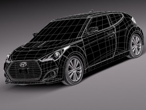 Hyundai Veloster 2016 3D-Modell
