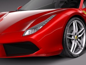 Ferrari 488 GTB 2016 3D Модель
