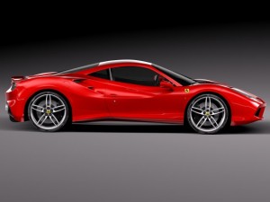 Ferrari 488 GTB 2016 3D Модель