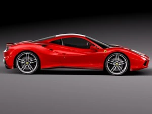 Ferrari 488 GTB 2016 3D Model