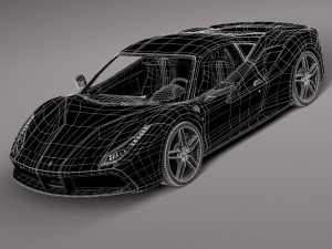 Ferrari 488 GTB 2016 3D Модель