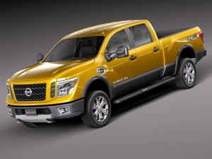Nissan Titan XD 2016 3D Model