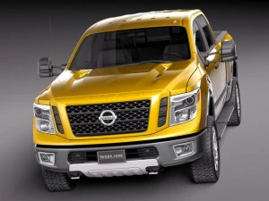 Nissan Titan XD 2016 3D Model