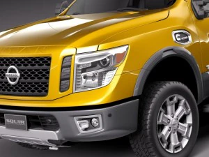Nissan Titan XD 2016 3D Model