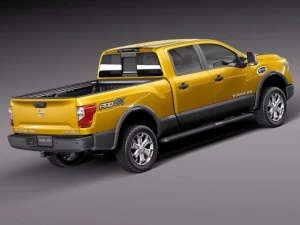 Nissan Titan XD 2016 3D Model