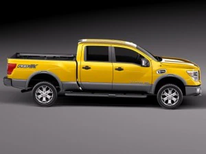 Nissan Titan XD 2016 3D Model