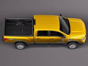 Nissan Titan XD 2016 3D Model