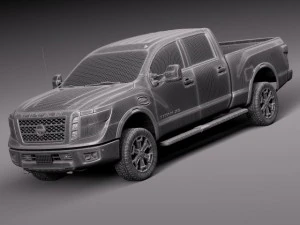Nissan Titan XD 2016 3D Model