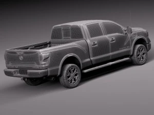 Nissan Titan XD 2016 3D Model