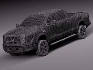 Nissan Titan XD 2016 Modelo 3D