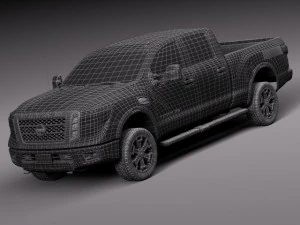 Nissan Titan XD 2016 3D Model