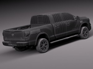 Nissan Titan XD 2016 Modelo 3D