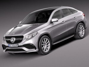 Mercedes-Benz GLE 63 AMG Coupe 2016 3D Модель