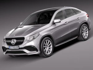 Mercedes-Benz GLE 63 AMG Coupe 2016 3D Model