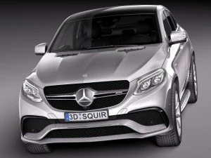 Mercedes-Benz GLE 63 AMG Coupe 2016 3D Model