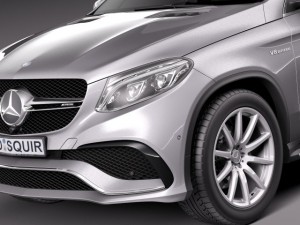 Mercedes-Benz GLE 63 AMG Coupe 2016 3Dモデル