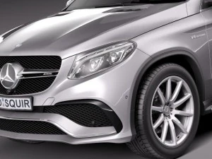 Mercedes-Benz GLE 63 AMG Coupe 2016 3D Model