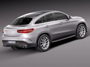 Mercedes-Benz GLE 63 AMG Coupe 2016 3D Model
