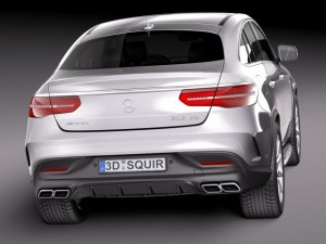Mercedes-Benz GLE 63 AMG Coupe 2016 3Dモデル