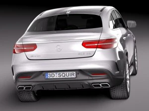 Mercedes-Benz GLE 63 AMG Coupe 2016 3D Model