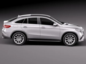 Mercedes-Benz GLE 63 AMG Coupe 2016 3D Model