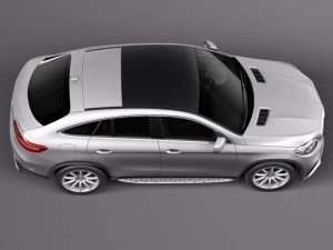 Mercedes-Benz GLE 63 AMG Coupe 2016 3D Model