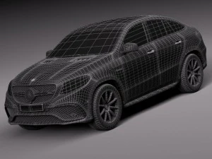 Mercedes-Benz GLE 63 AMG Coupe 2016 3D Model