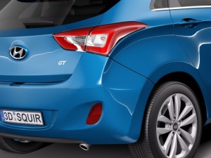 Hyundai Elantra GT 2016 Model 3D