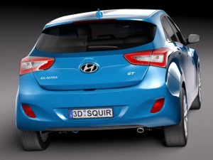 Hyundai Elantra GT 2016 3D Model
