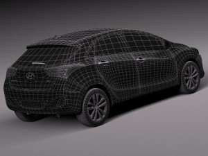 Hyundai Elantra GT 2016 Model 3D